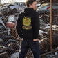 Rehmigration Hoodie dunkel Backprint
