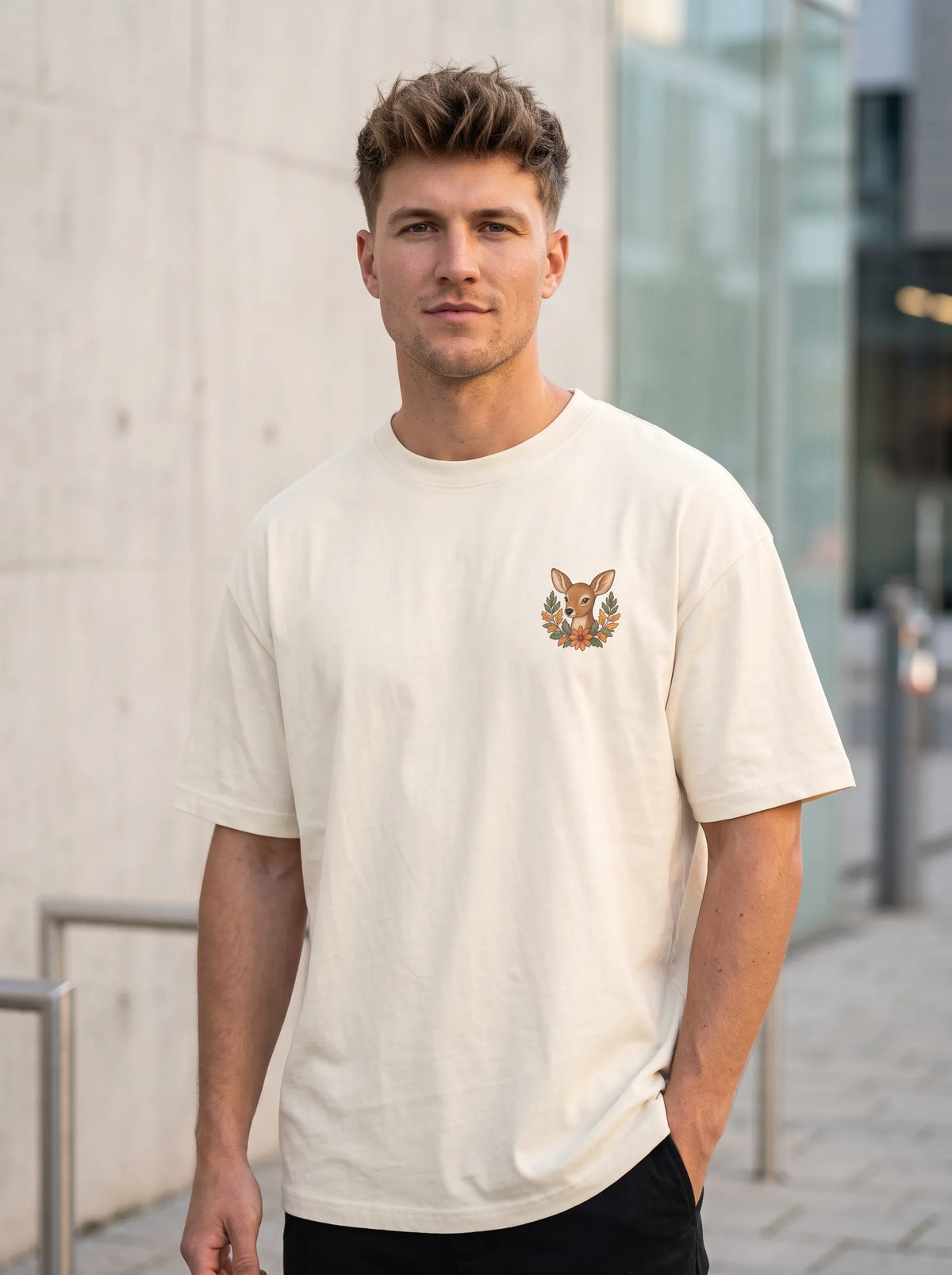 Rehmigration Herbstedition Brustdruck - Unisex T-Shirt