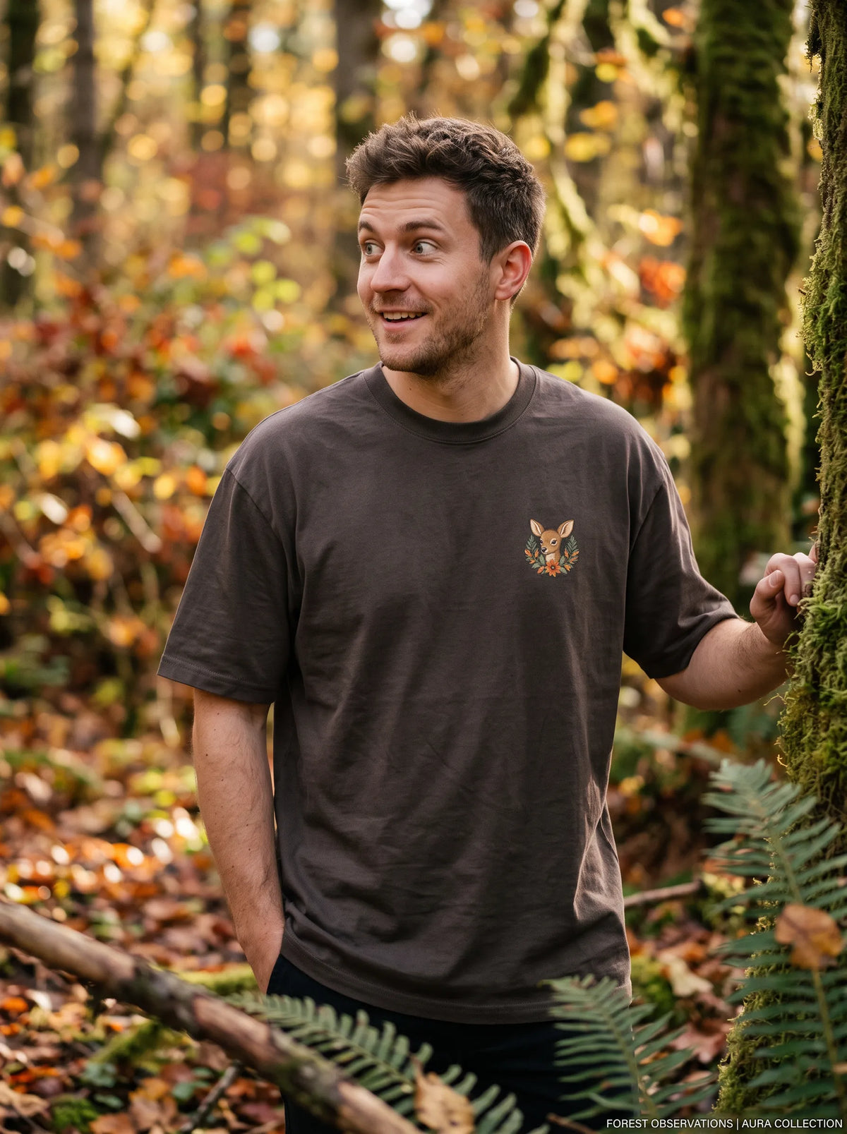 Rehmigration Herbstedition Brustdruck - Unisex T-Shirt