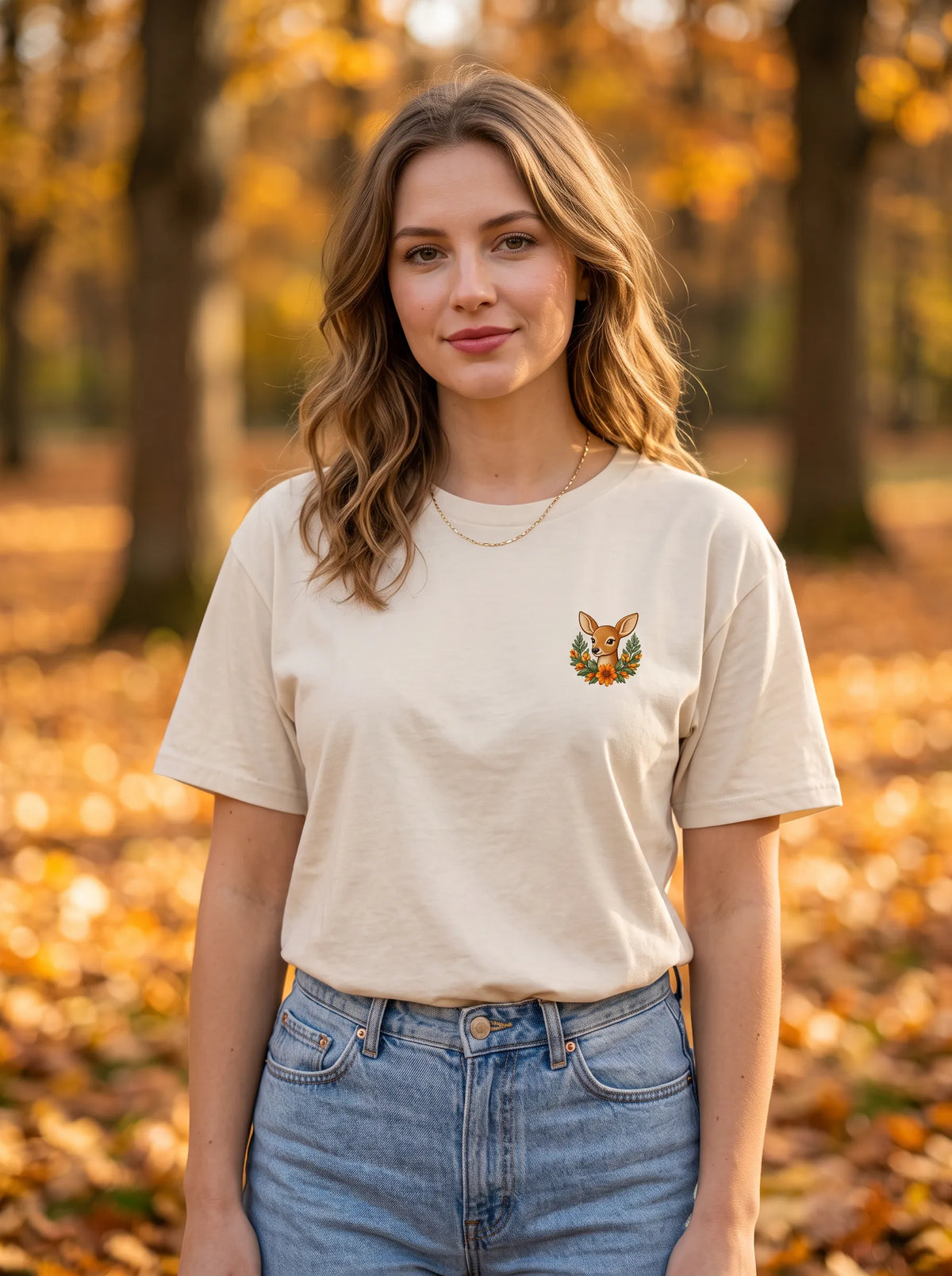 Rehmigration Herbstedition Brustdruck - Unisex T-Shirt
