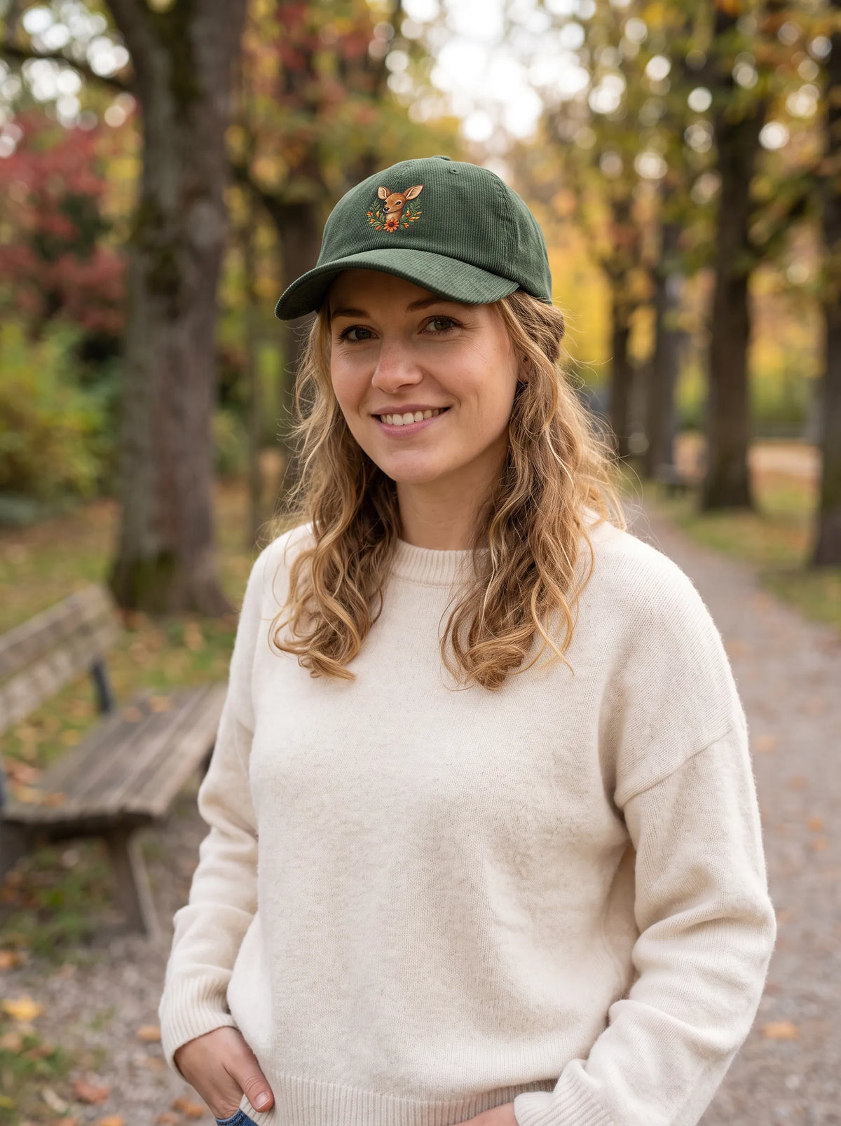 Rehmigration Herbstedition Cord-Cap