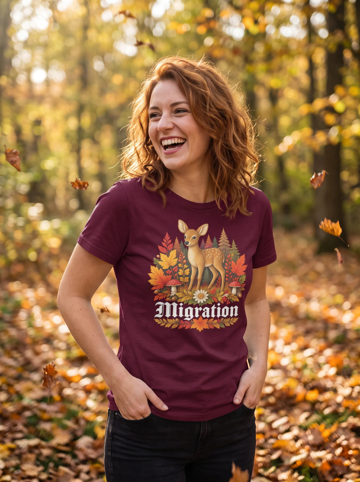 Rehmigration Herbstedition - Unisex T-Shirt