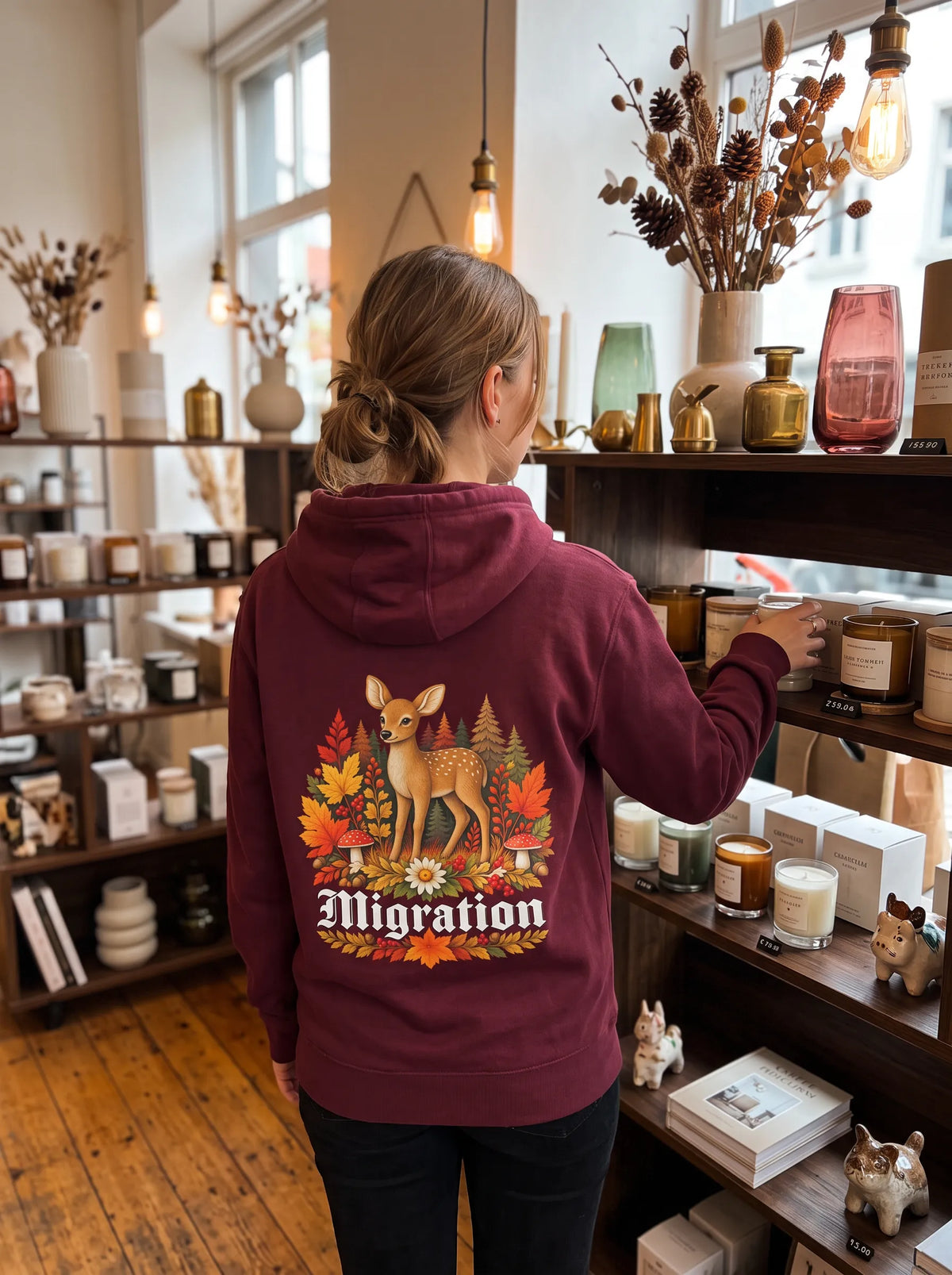 Rehmigration Herbstedition Hoodie Backprint