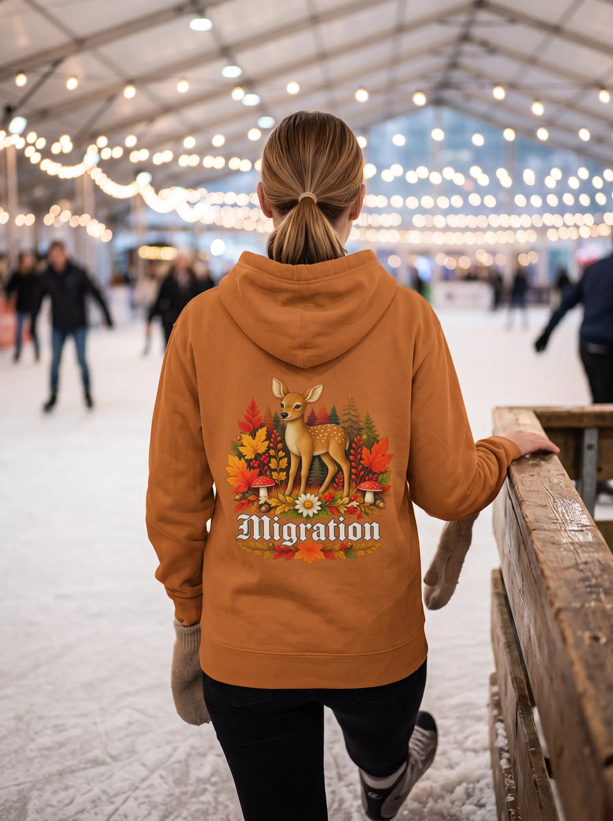 Rehmigration Herbstedition Hoodie Backprint