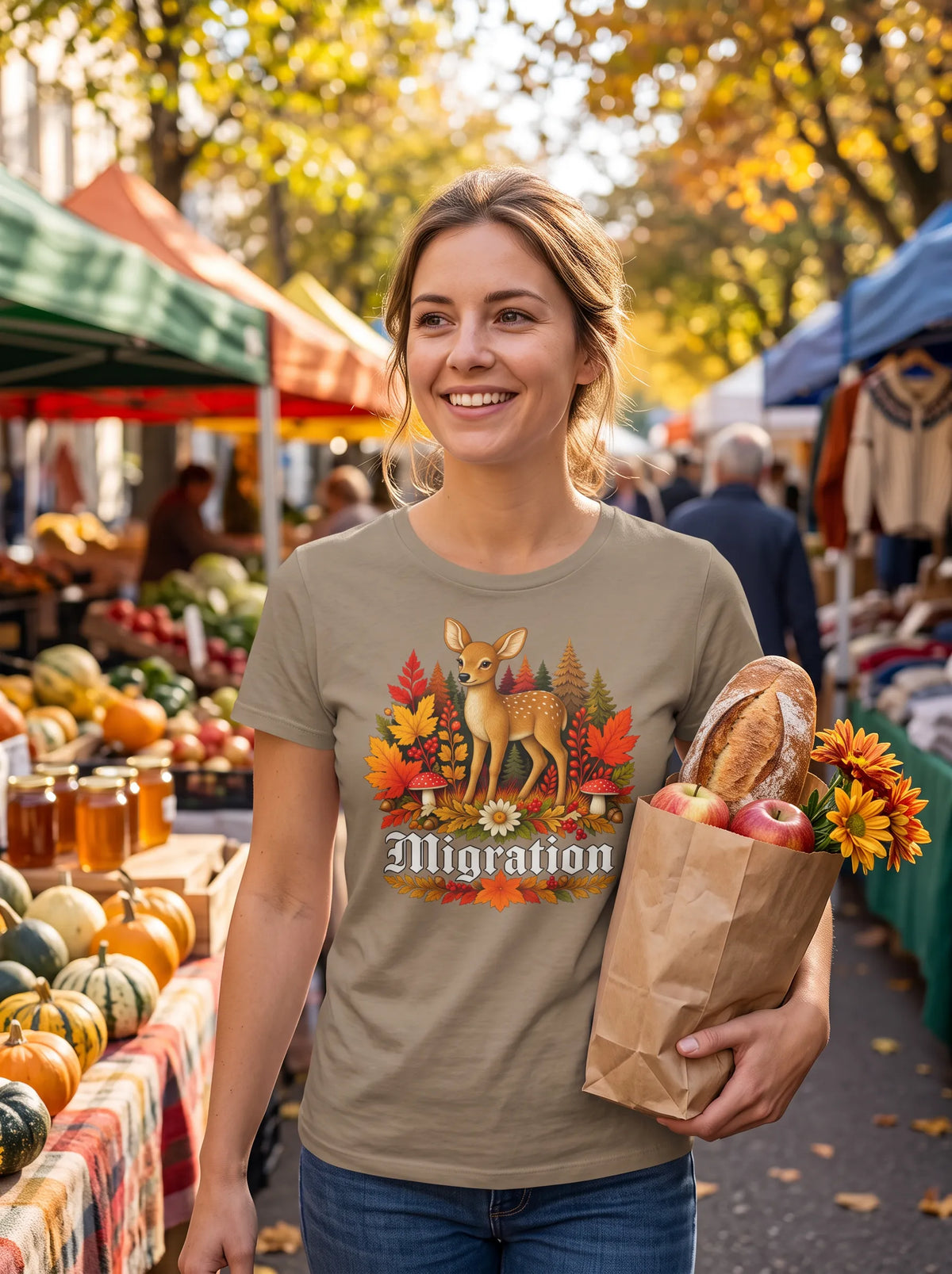 Rehmigration Herbstedition - Unisex T-Shirt