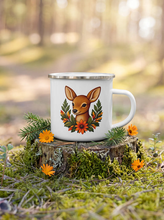 Rehmigration Herbstedition 2 - Emailletasse